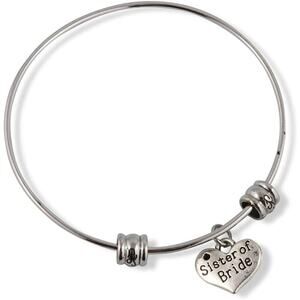 Sister of Bride Bangle Bracelet Marriage Wedding Jewelry